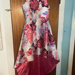 Floral Pink Junior Dress Size 6